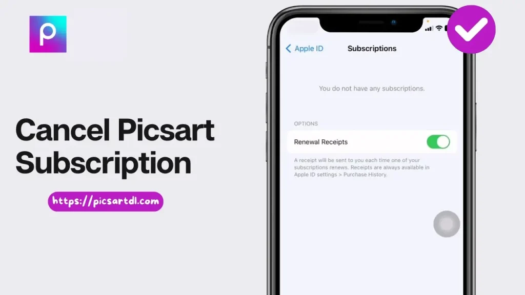 Cancel PicsArt Subscription